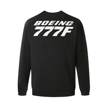 BOEING 777 Men's Oversized Fleece Crew Sweatshirt e-joyer